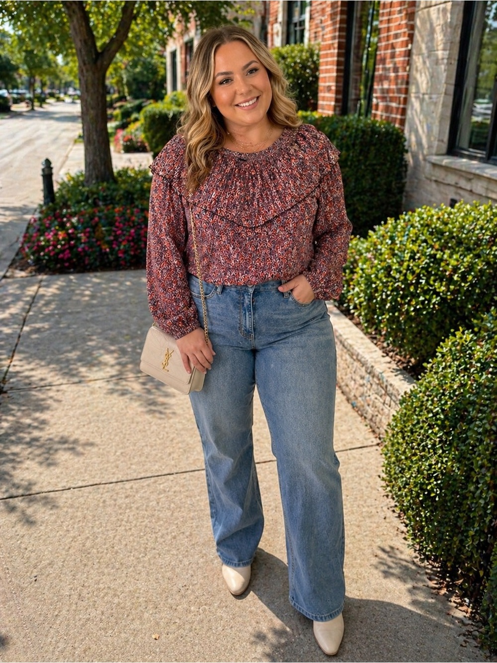 Floral Long Sleeve Blouse